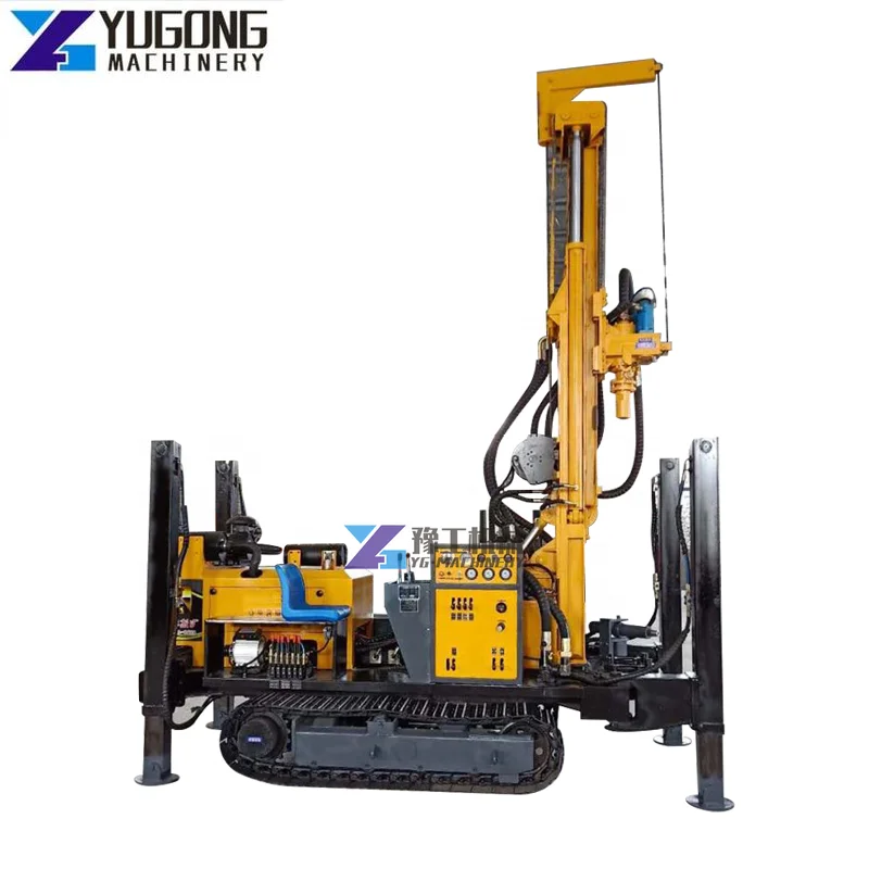 200m Drill Machine DTH Rock Water Well Rotary Drilling Rig Energy Mining Hydraulic Water Wells Drilling Machine Mining Machinery