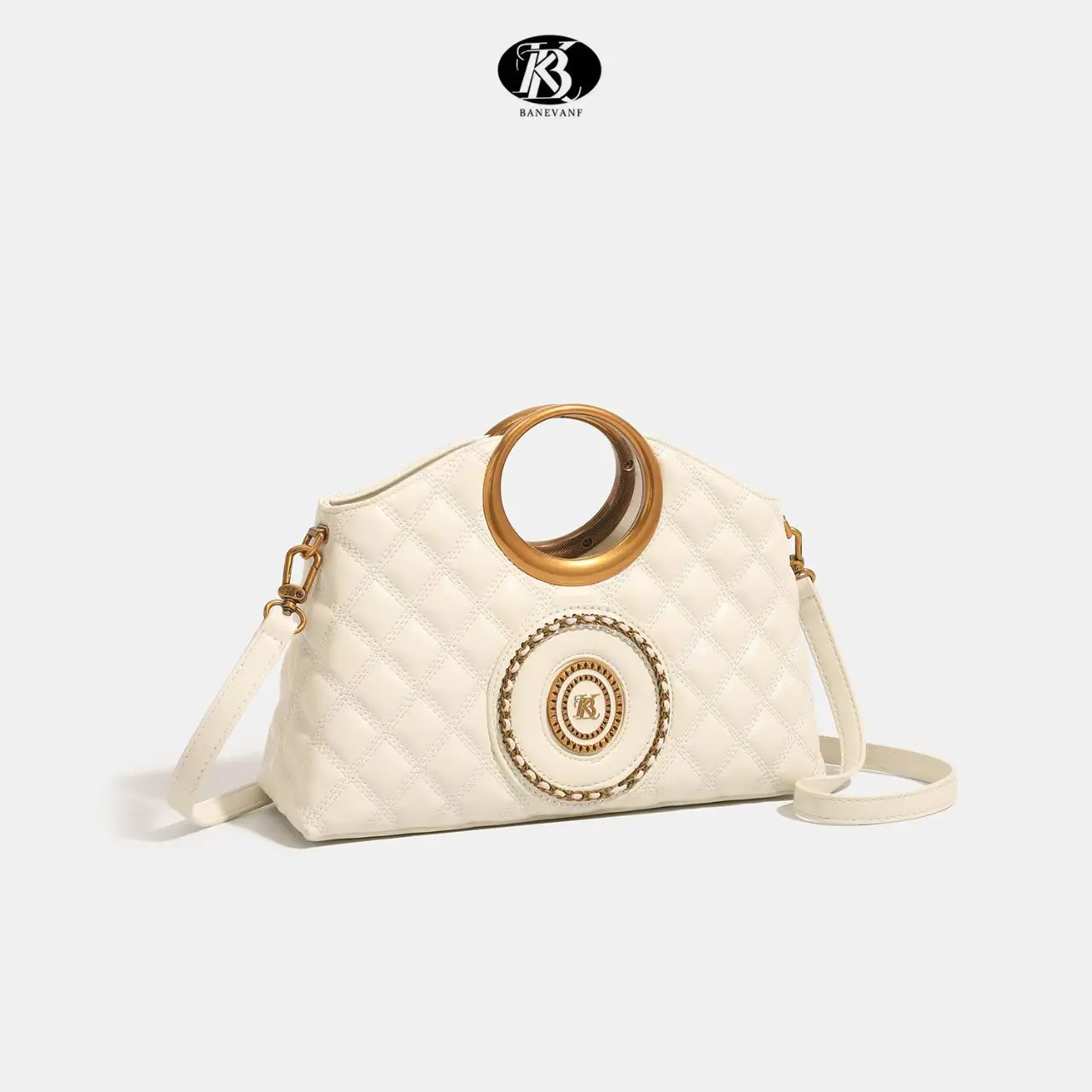 KB Marken-Damenhandtasche 2026 Neue Hochwertige Designer-Diamantförmige Ketten-Tragetasche, Modische Damen-Umhängetasche – Detail 3