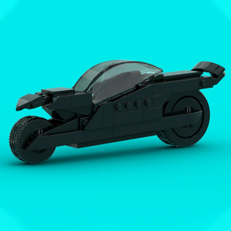 

118PCS MOC Thunderbirdes Shadow Bike Futuristic Vehicle Model DIY Model Building Blocks Birthday Toys Gift