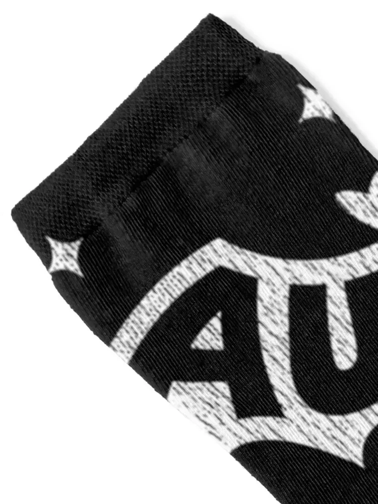 AUSTIN BAT - Austin TX Bat Logo Design With Details T-Shirt Socks Wholesale loose Argentina anti slip football Women Socks Men's