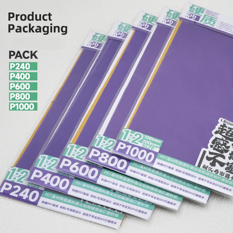 نموذج ورق الصنفرة السيراميكي الصلب PTE، كاشطة مع قوة قطع عالية، متينة، لا خوف من الغسيل للصنفرة الدقيقة #6