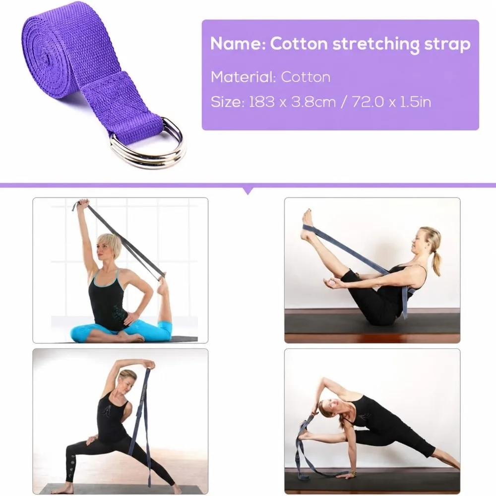 Versatile EVA Yoga Blocks Yoga Strap Set Strap Included Fitness Yoga Block Pilates Block Set for Yoga Pilates Meditation