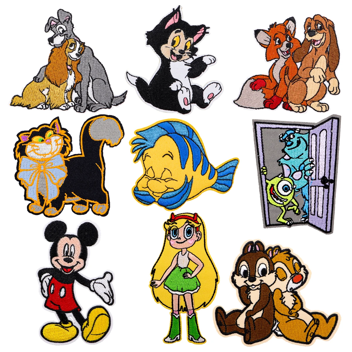 

Cartoon Fish Patch Embroidered Patches On Clothes Iron On Patches For Clothing DIY Patch Jackets Sew Stickers Gifts for Friends