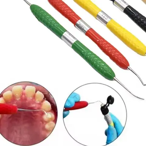 

1PCS Dental Double Silicone Resin Filler Spatulas Composite Filling Surgical Instruments Fillings Dental Tool Dental Accessories