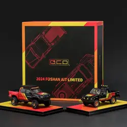 GCD 1/64 Tacoma widebody pre-runner xtracab sr5 4*4 pickup 2024 foshan ait limited Collection die cast alloy car model gift