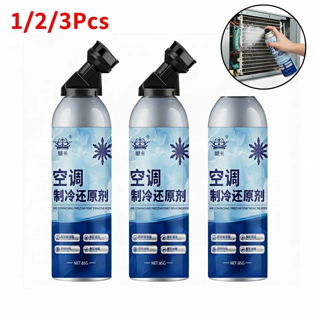 

1/2/3Pcs Upgraded R-134a Refrigerant Car Air Conditioner Refrigerant Auto Cooling System Refrigeration Liquid