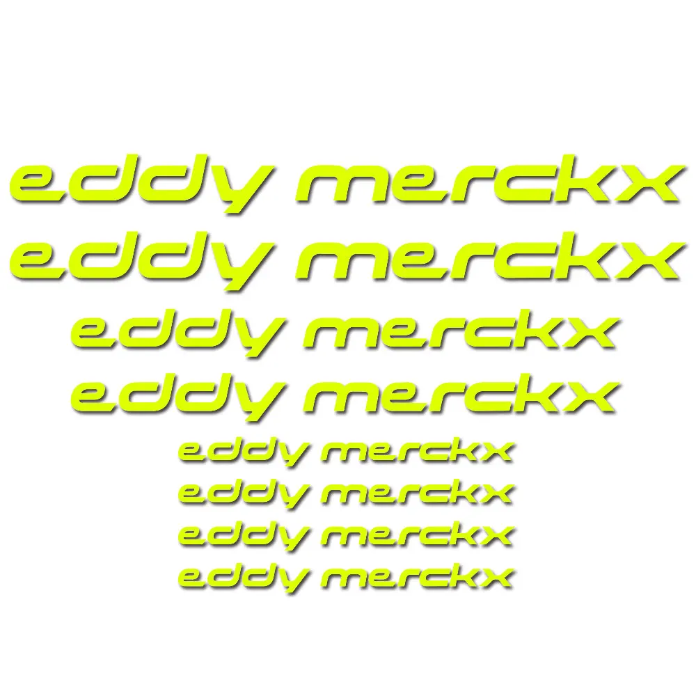 For Eddy Merckx Bicycle Ride Race Bike Frame Sticker DecalFrame Decals Stickers Kit