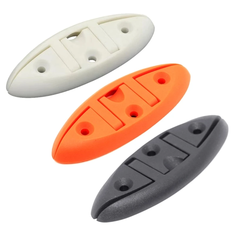 

5" Folding Cleat, Flip-up Dock Cleat with 2 Hole Marine Grade Nylon,Corrosion Resistance Line Rope Mooring Cleat