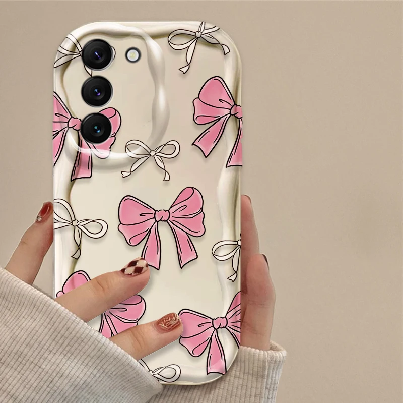 Bowknot Case for Samsung Galaxy A36 5G A35 A34 A33 A32 4G A30 A25 A24 A23 A22 A20 A16 A15 A14 A13 A12 A06 A05S A50 M55 M54 Cover - náhled 4