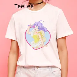 Kawaii Girl T Shirts Cute Cartoon Creamy Mami Printing y2k T Shirts Female Short Sleeve Tops Tee Ladies Shirts Clothing