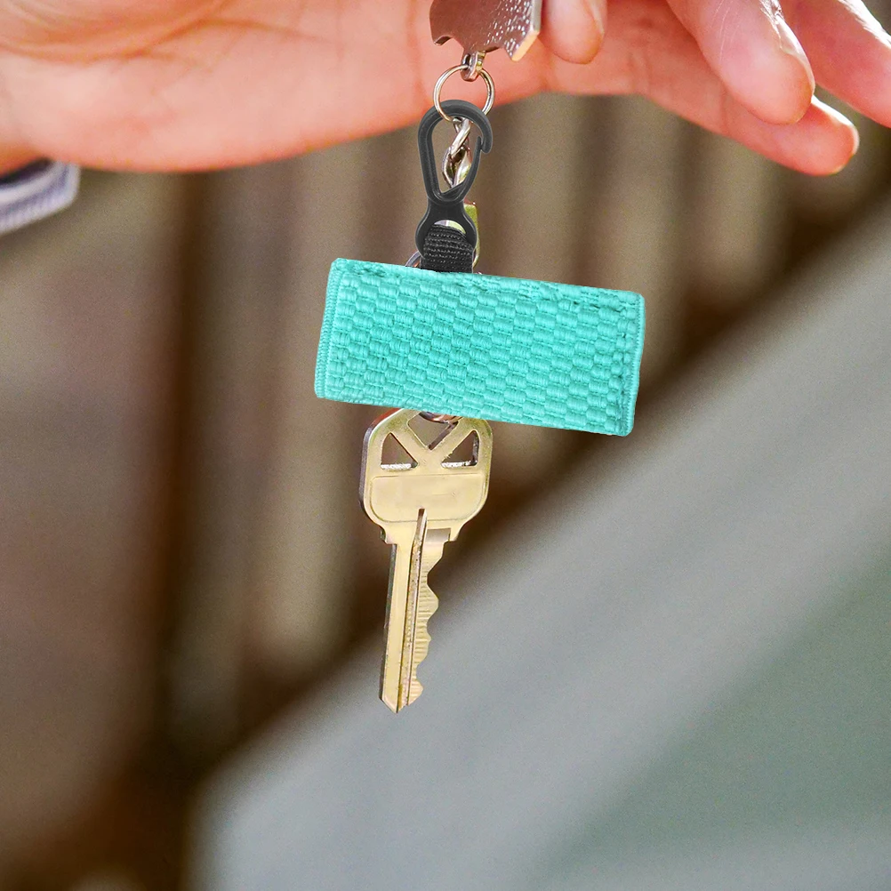 3 stuks lippenbalsem houder sleutelhanger gebreide draagbare lippenstift mouw multifunctionele lipgloss tas reizen beschermhoes