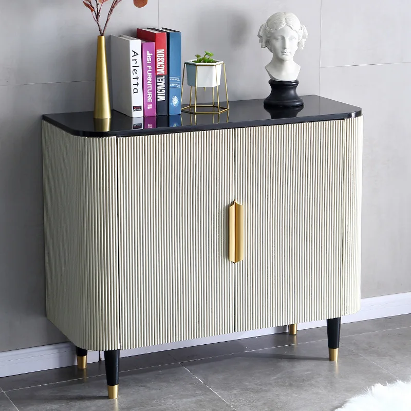 

Supreme American light luxury door cabinet shoe cabinet modern simple Italian living room partition cabinet decorative cabinet