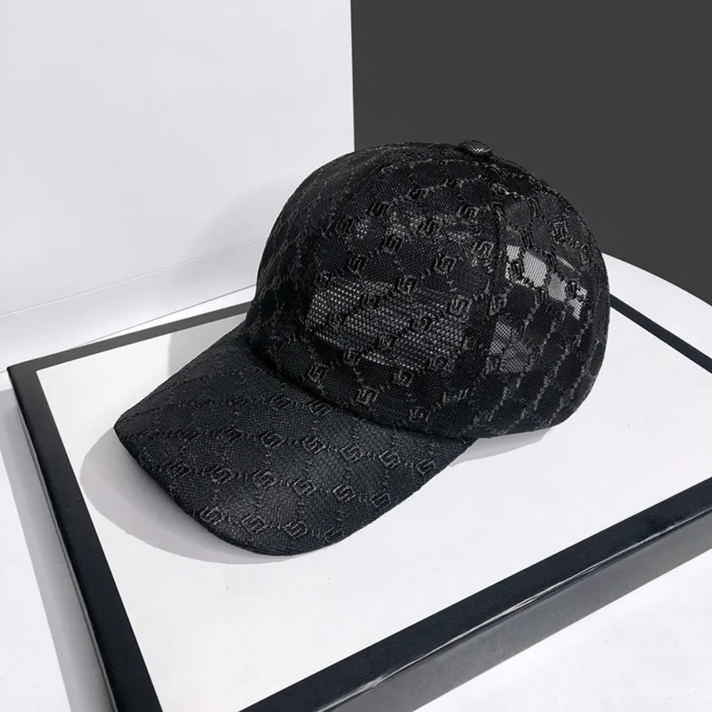 Hat for Women\'s Summer Fashion Mesh Breathable Sunshade Baseball Cap 2024 Outdoor Adjustable Ladies Sun Hat