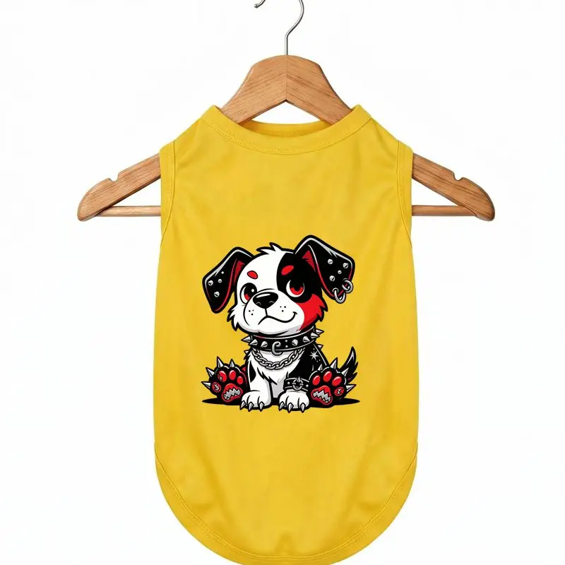 

Punk Dog Vest - Summer Cool Pet Tank Top - Non-Cotton Breathable Shirt