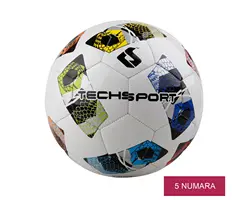 Pallone da calcio Techsport palloni da allenamento cuciti a mano ad alta resistenza pallone da calcio Mix rosso lega sportiva