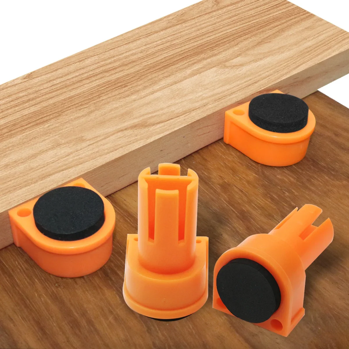 8pcs Workbench Dowel Stop, Light Woodworking Desk Stop Fixing 19/20mm High Tensile AntiSlip for Workbench Holes Desktop Tenoner