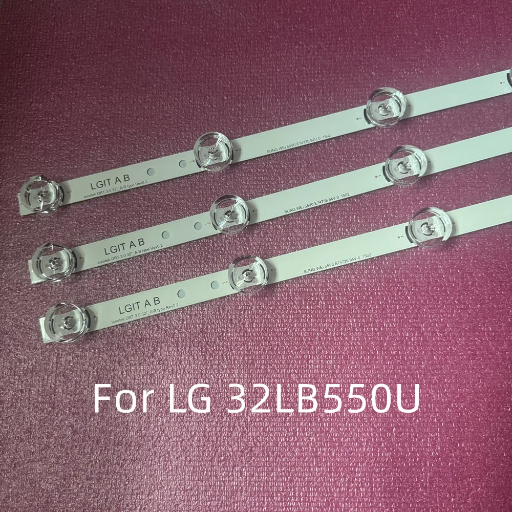 Замена части светодиодной подсветки телевизора для LG 32LB5820-ZJ 32LB582B-ZJ 32LB582D-TB, светодиодная полоса подсветки, линейная линейка DRT3.0 32 A B Замена части светодиодной подсветки телевизора для LG 32LB5820-ZJ 32LB582B-ZJ 32LB582D-TB, светодиодная полоса подсветки, линейная линейка DRT3.0 32 A B