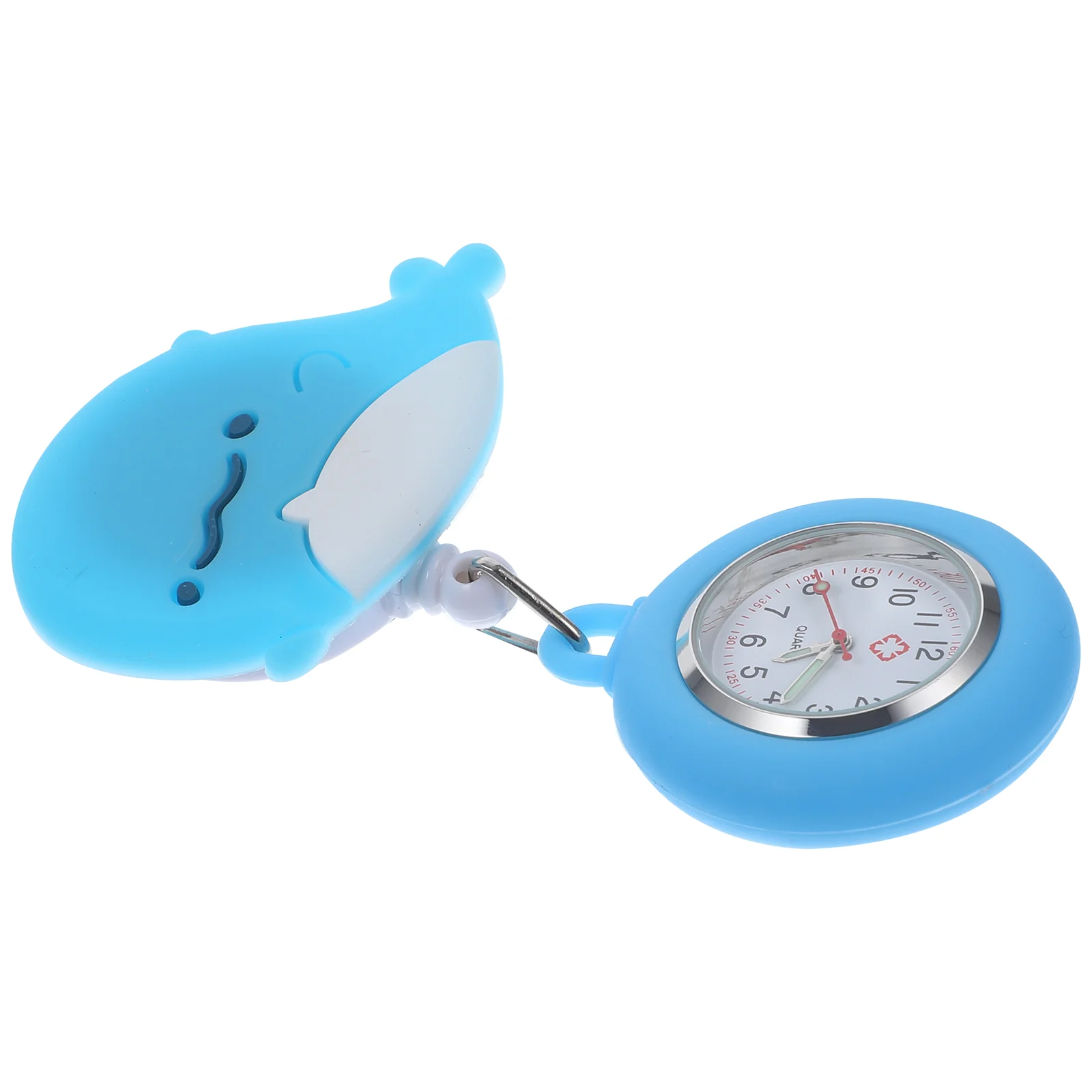 

Nurse Watch Hanging Portable Timing Retractable Clip Medical Staff Supply Cartoon Alarm Clock Stainless Steel