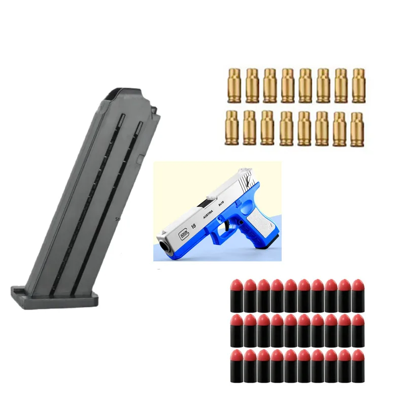 Shell Throwing G17 Clip Accessory Desert Eagle Pistol Bullet Shell Magazine Toy Gun