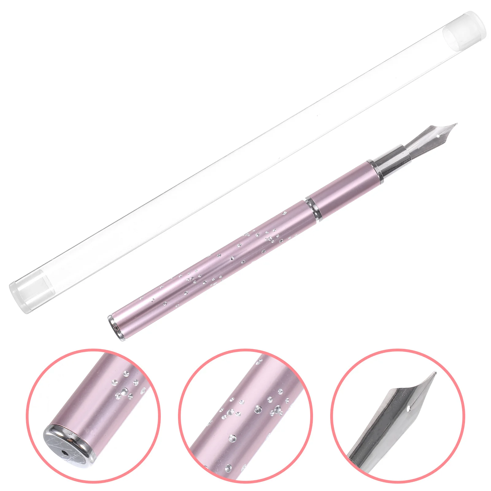 ネイルブラシ グリッター アイシャドウ ツール キット 万年筆 ネイル デザイン プロフェッショナル ミス