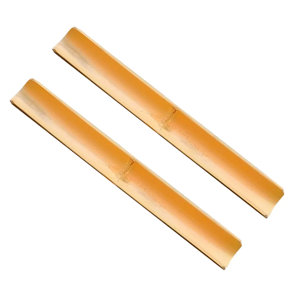 2Pcs Bamboo Water Channel Minimalist Garden Fountain for Outdoor Patio Decor Recycling Water Feature Bamboo Cycling Fountain