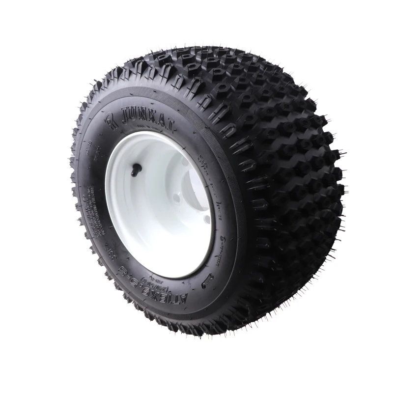 18X9.50-8 Wheels Road Tire 8 Inch Tyres with Aluminum Rim for 4 Wheeler Wear-resistant Wheel ATV Tires Replacement Parts