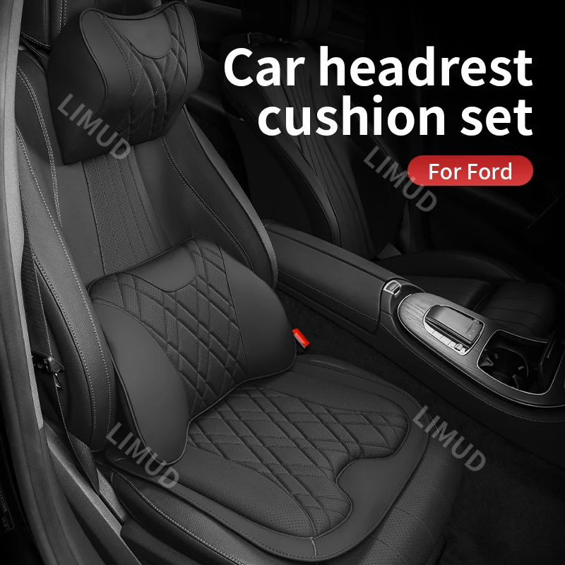 

Car Neck Cushion Pillow For Ford Mustang EVOS Territory Fiesta Taurus EcoSport Bronco Edge L Everest Ranger For Car Accessories