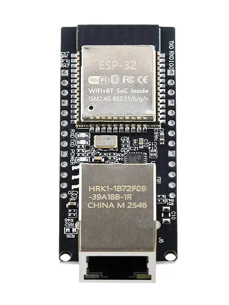 WT32-ETH01 Wbudowany moduł ESP32 Wifi BT ETH01 Moduł bezprzewodowy do transmisji szeregowej na Ethernet ESP32-32 WT32 — zdjęcie produktu 7