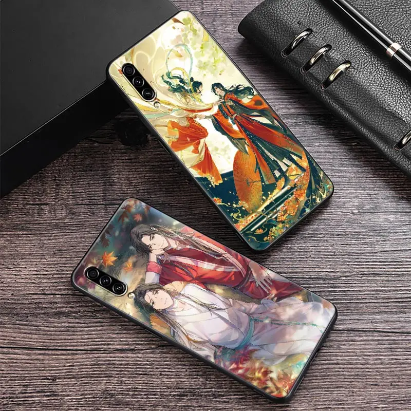 Phone Case For Samsung Galaxy A30 A30S A50 S A20E A20 A40 A70 A10 Note 9 10 20 Ultra Back Cover Heaven Official's Blessing Anime