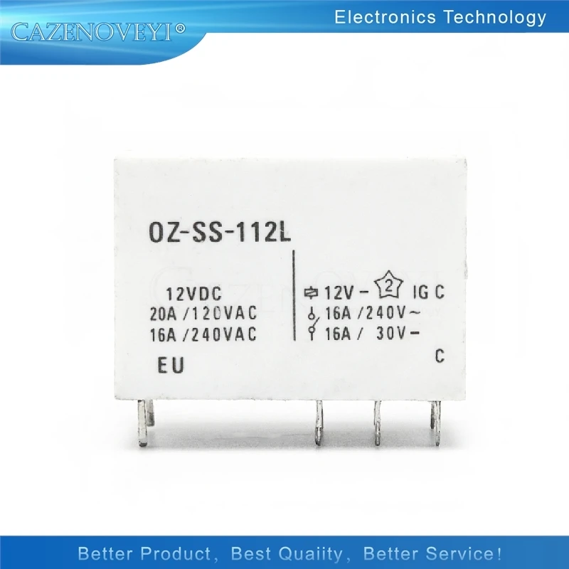 5pcs/lot OZ-SS-112L OZ SS 112L 12VDC 12V OZ-SS-112L1 16A In Stock