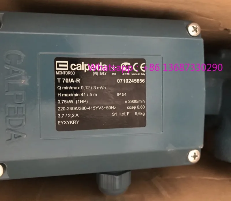 

Водяной насос CALPEDA Водяной насос T70/A-R трехфазный электрический водяной насос