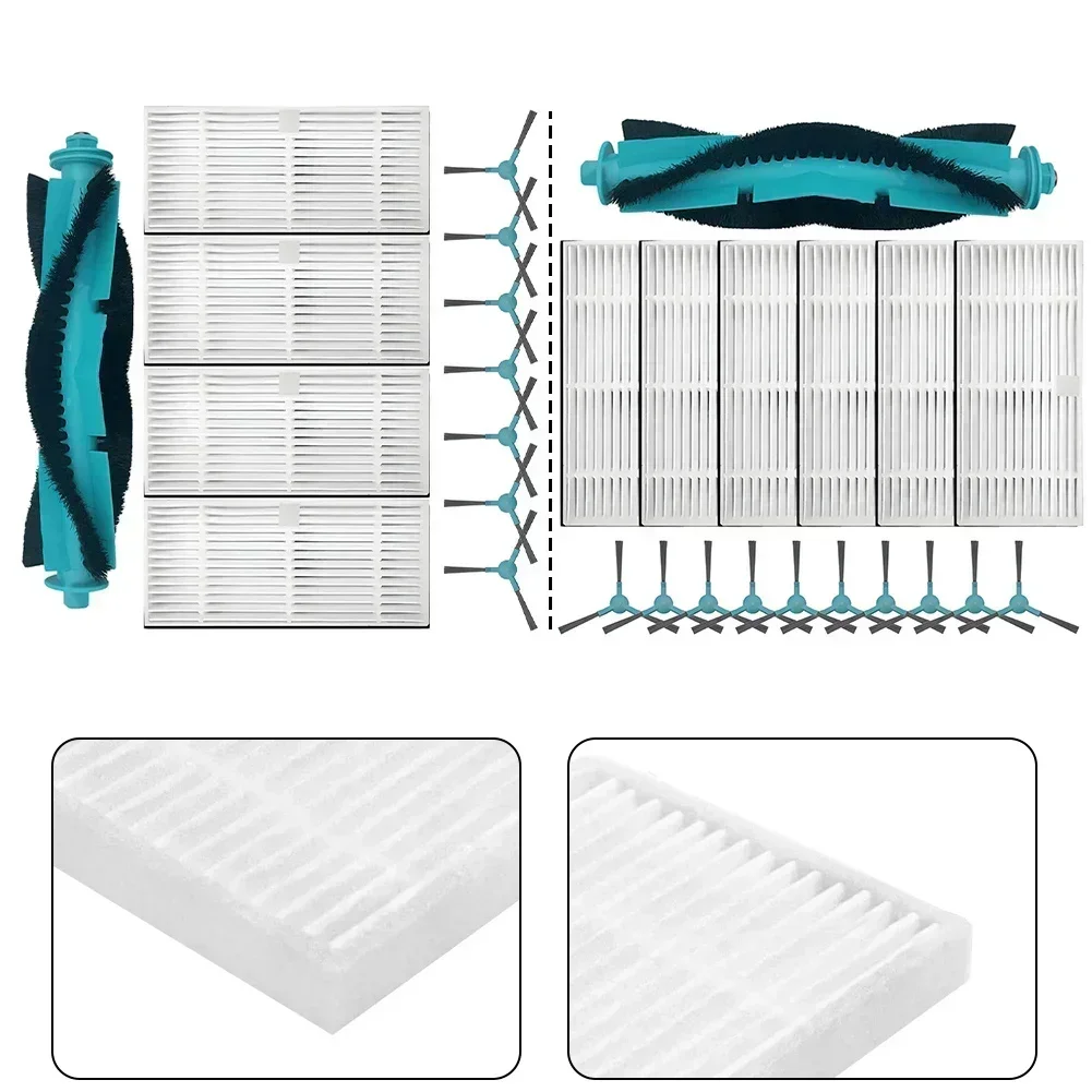 

Комплект фильтров основной щетки, боковые щетки для пылесоса R80, высококачественные материалы, инструмент для запасной части