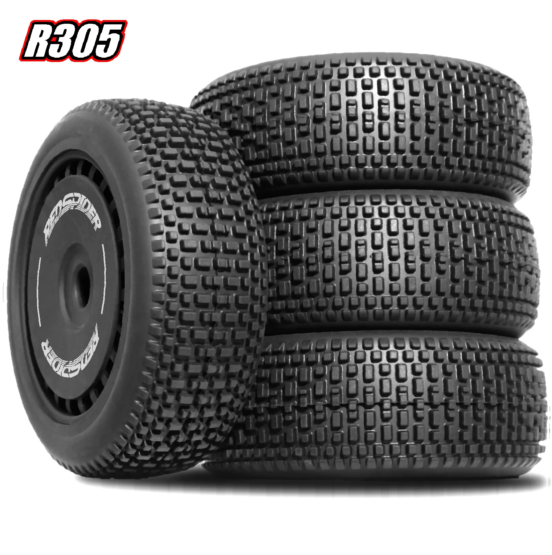 4PCS RC 17mm Banden OD 6.65 ''voor ARRMA 1/8 Talion 6S BLX, Typhon 6S 3S BLX Redcat Team Losi HPI HPS Kyosho Hobao