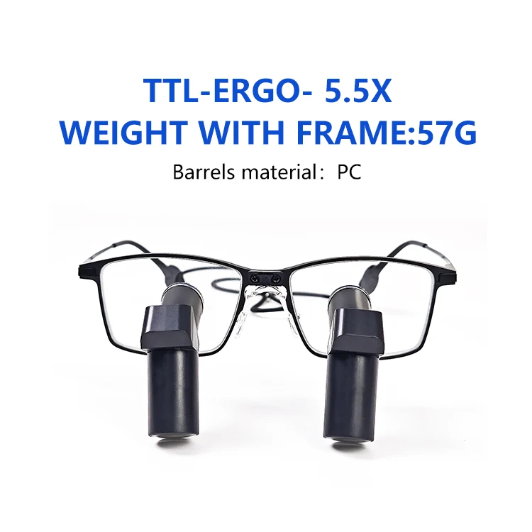 Burite TTL Ergo 5.5X Deflection Kepler Surgical Binocular Loupes Lightweight and Portable Ergonomics