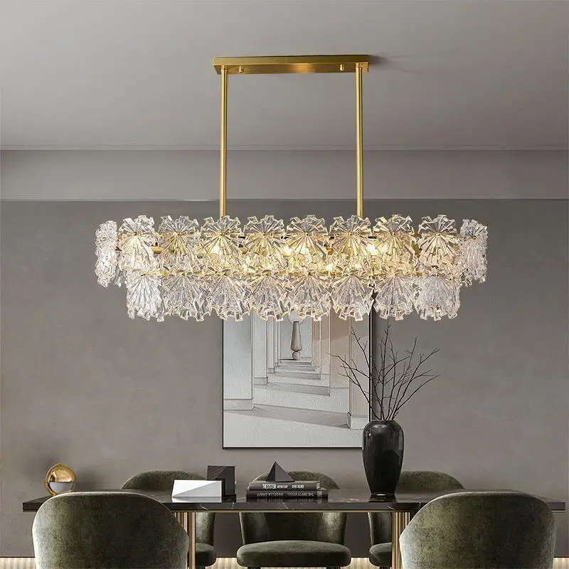 

Living room chandelier light luxury Internet celebrity lighting Nordic snowflake post-modern