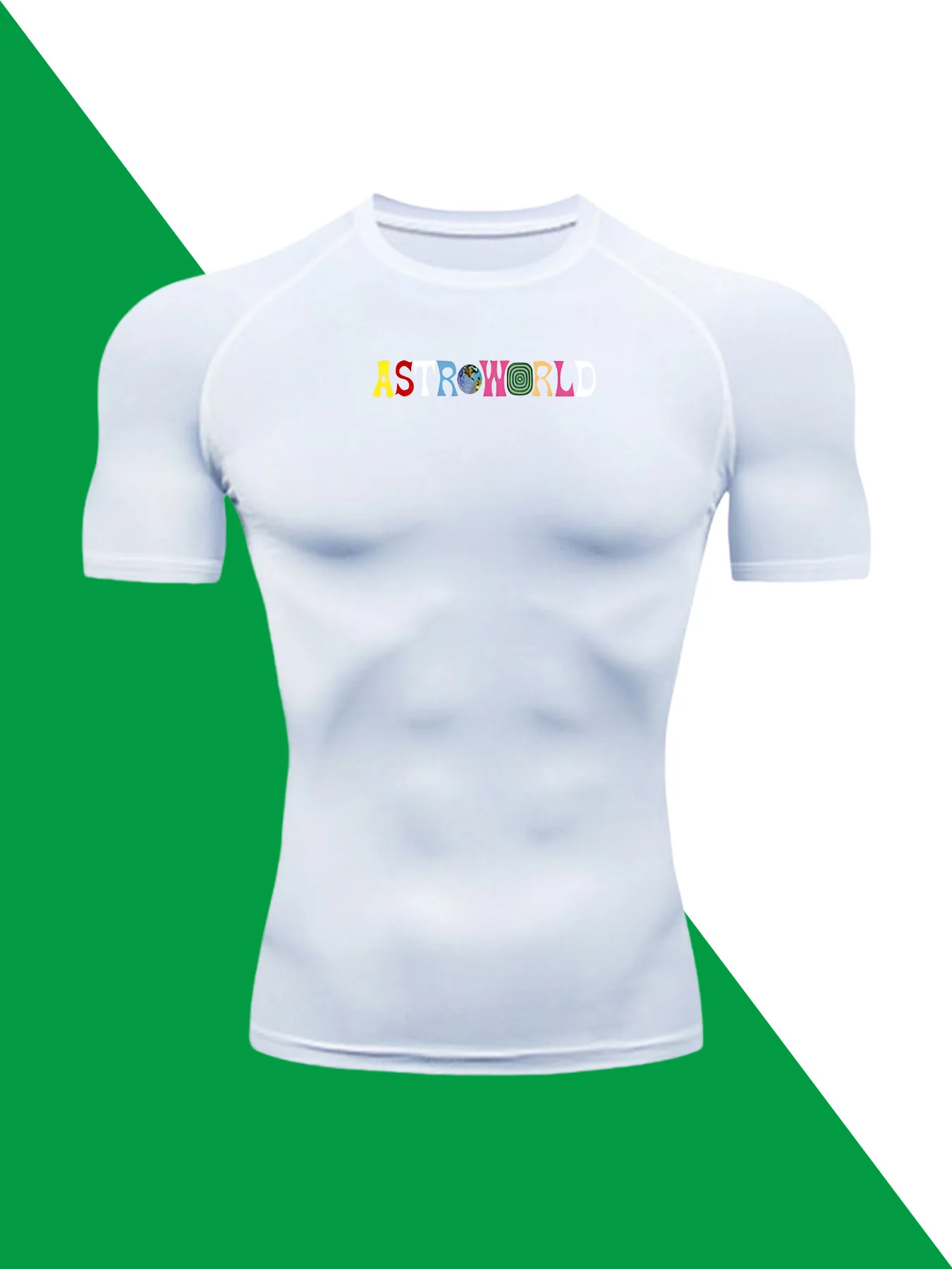

Summer City Trends Fitness Clothing Trends Cool Colorful Letter Printed Shirt Quick Breathable Comfortable Fashion T-Shirt