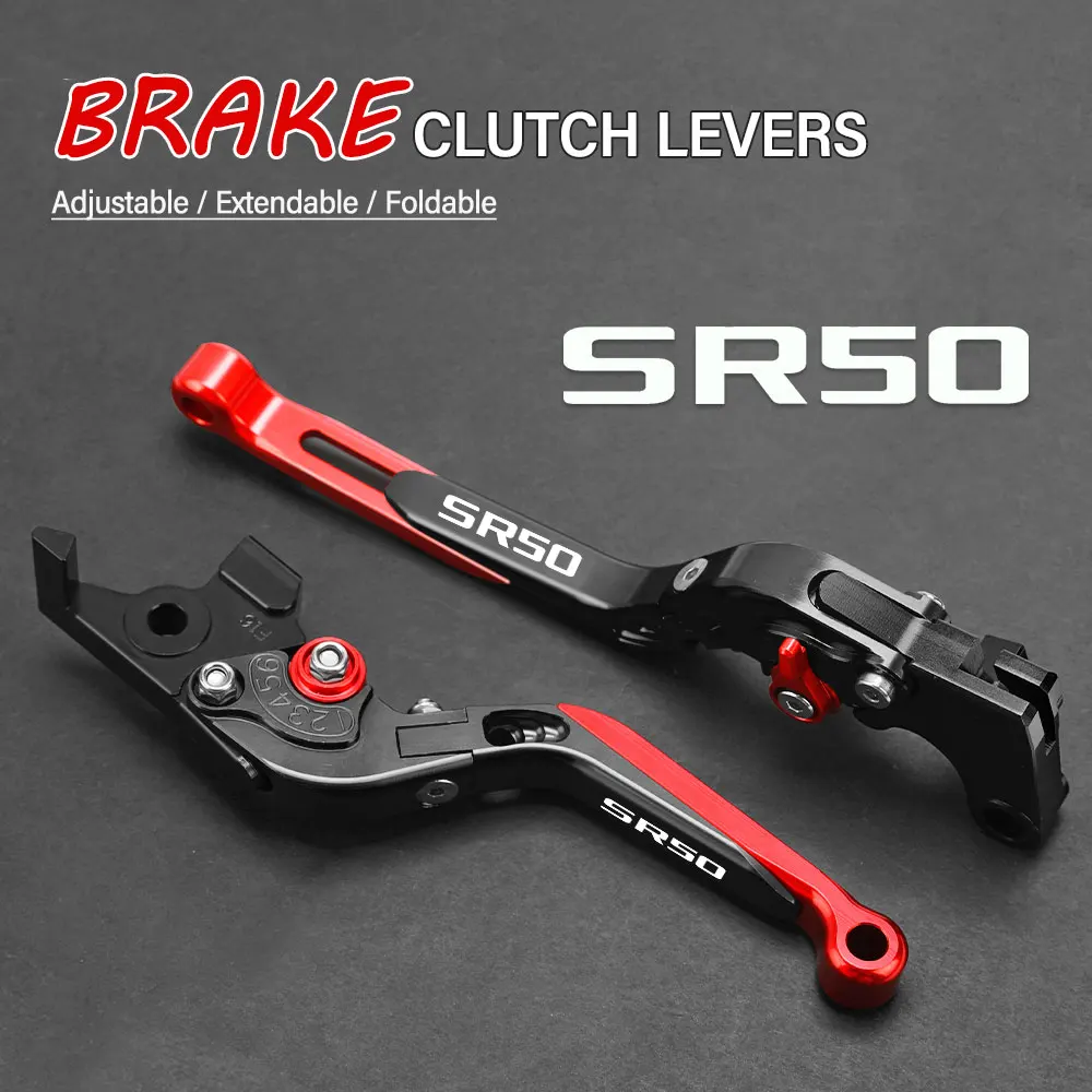 FOR APRILIA SR50 SR50MY 2014-2017 2018 2019 Motorcycle Hand Brake Clutch Adjustable Levers Handle Folding Extendable Lever grip