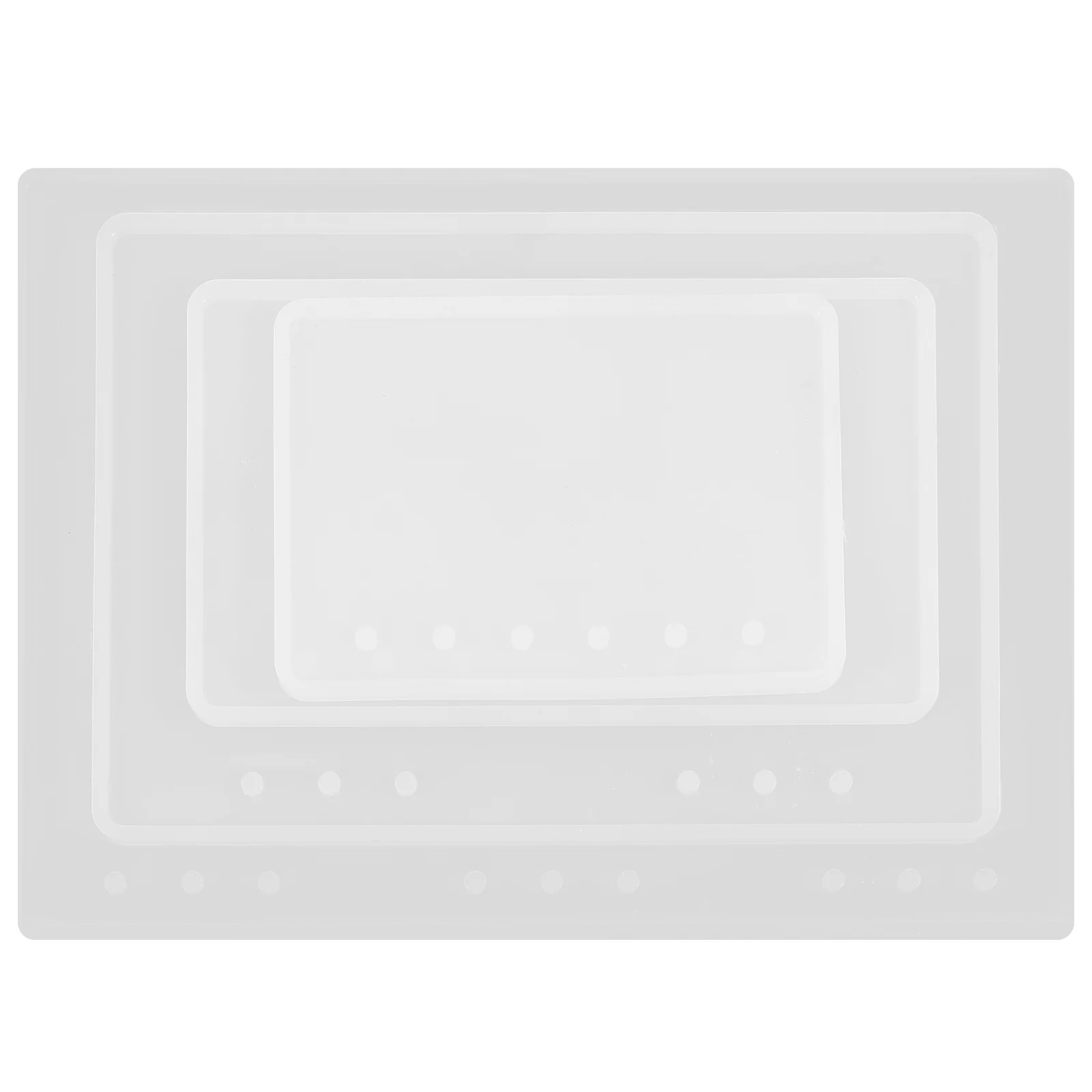 4 قطع من قالب كتاب مذكرات السيليكون أداة صنع حرفية ناعمة قابلة لإعادة الاستخدام لمفكرة راتنجات الإيبوكسي وأفكار الهدايا الإبداعية #5