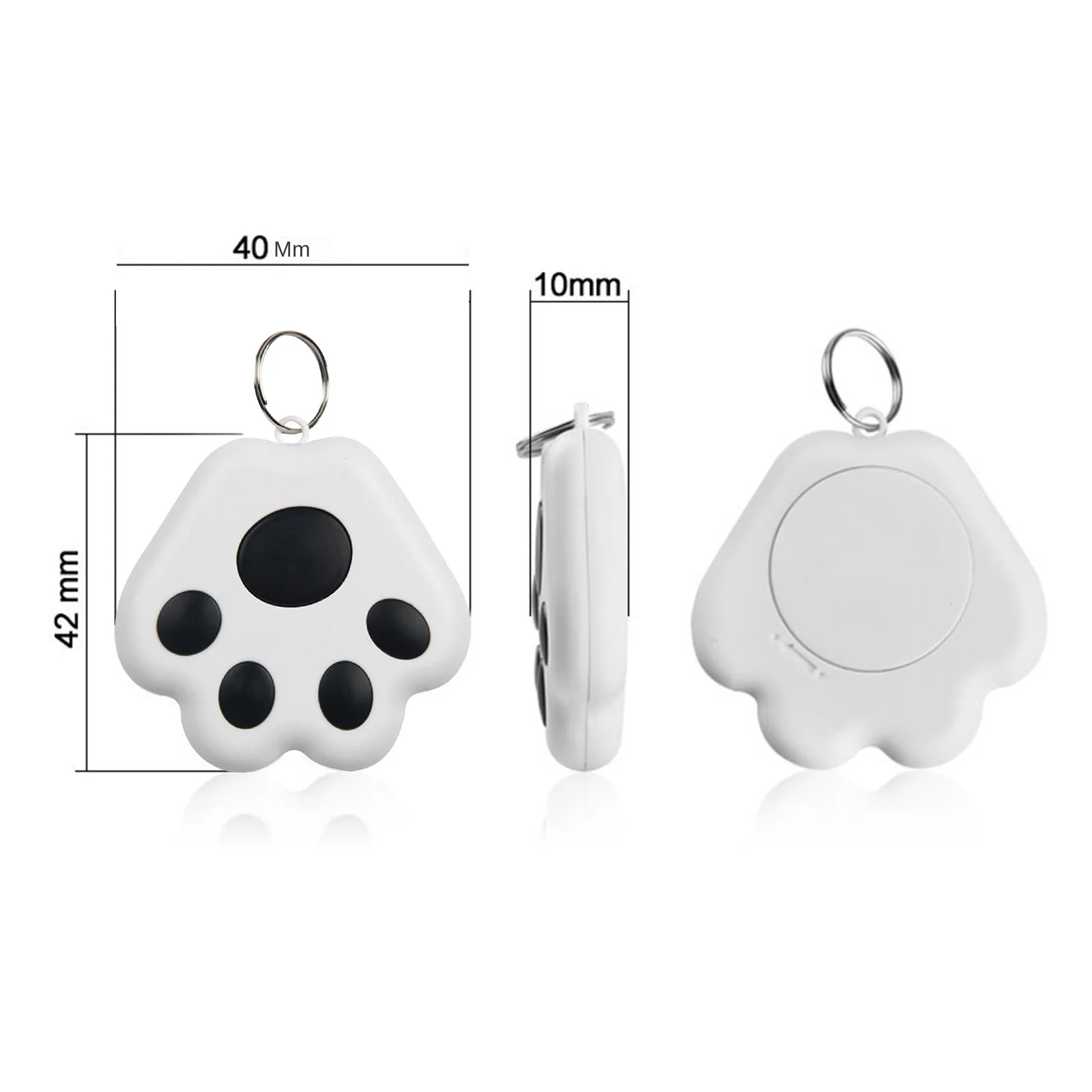 Mini Smart GPS Tracker Key Finder Locator Wireless Bluetooth Anti Lost Alarm Sensor Device Tracker for Kids for Pets Cat Luggage