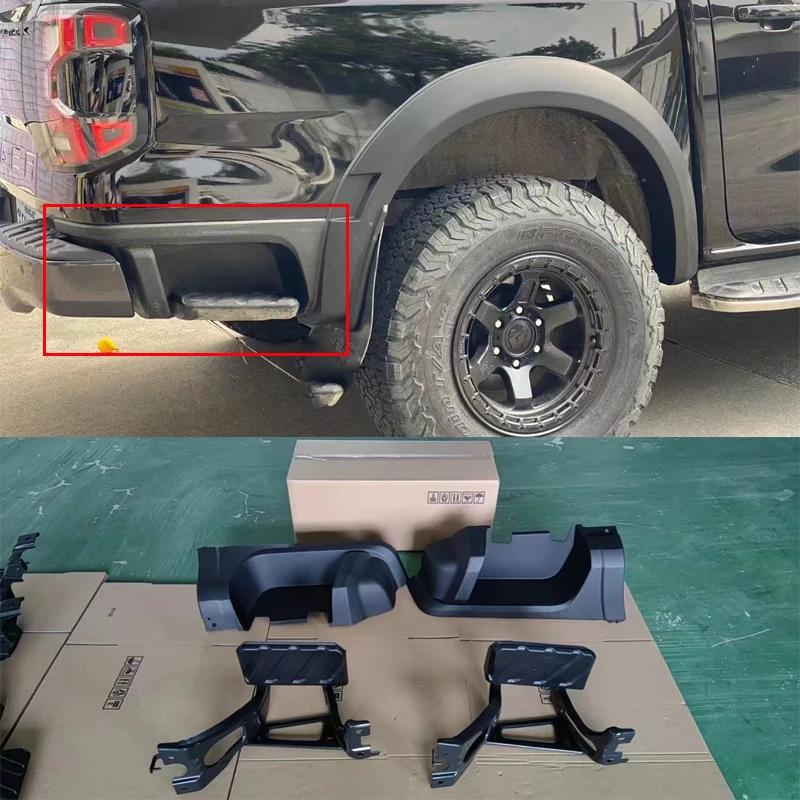 

Factory Pick up Truck Car 4x4 exterior Accessories Rear Side Step Running Board For ford ranger raptor wildtrak T9 2023