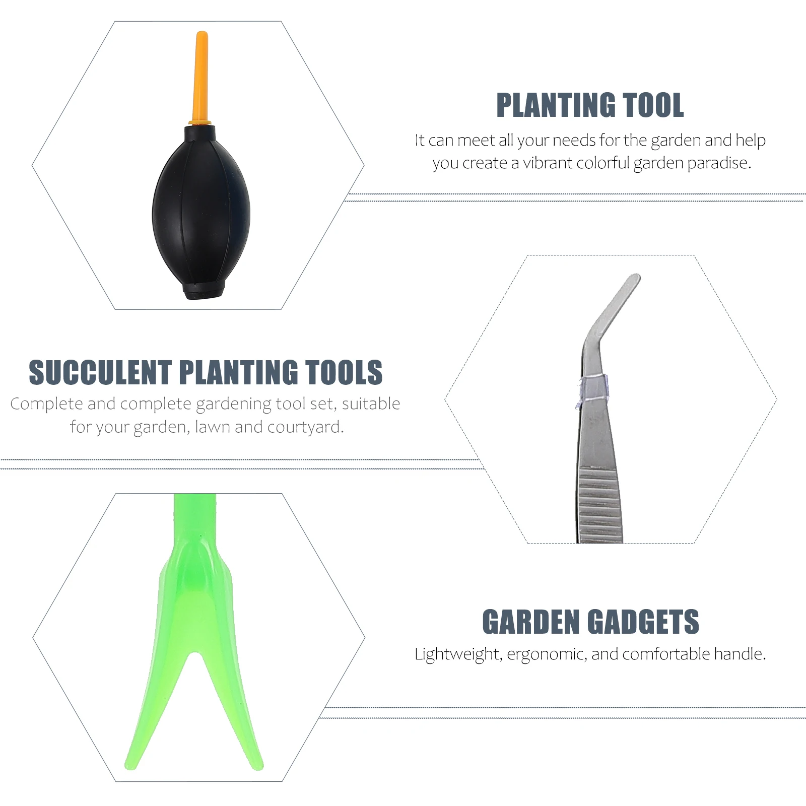 

1 set 1 Set Mini Gardening Tools Kit Ergonomic Shovels Bonsai Accessories Succulent Planting Supplies Transplanting Tools Garden