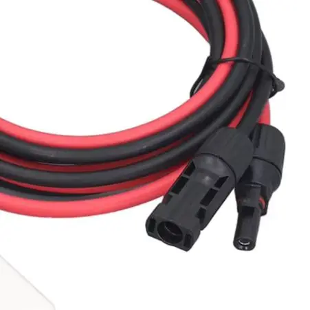 Solar Junction Box Dual Cable Entry 31cm Extension ABS Waterproof For RV Yacht Garden Photovoltaic Panel Wiring Accessories