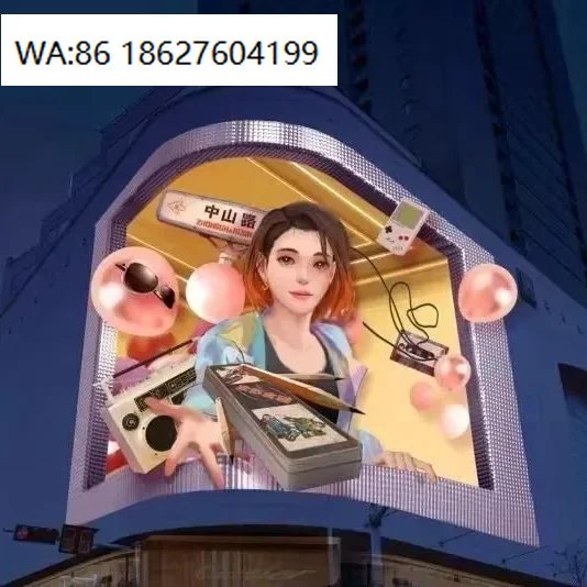 Digital Signage Advertising Display P3 P4 P5 P6 P10 Large Outdoor Advertising Screen LED Billboard Waterproof HD Naked Eye 3D