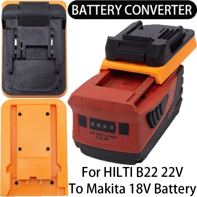 Akumulator na HILTI 22V B22 CPC narzędzie Li-Ion do Makita 18V Li -- akcesoria do elektronarzędzi przetwornica do baterii