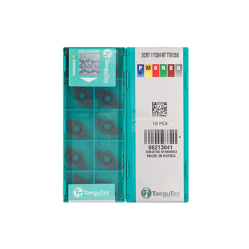 

Токарные инструменты TaeguTec 10 шт., оригинальные DCMT11T304 DCMT11T308 MT CT3000 TT8115B TT8125B TT5100 TT7015 TT7310, для токарных станков с ЧПУ