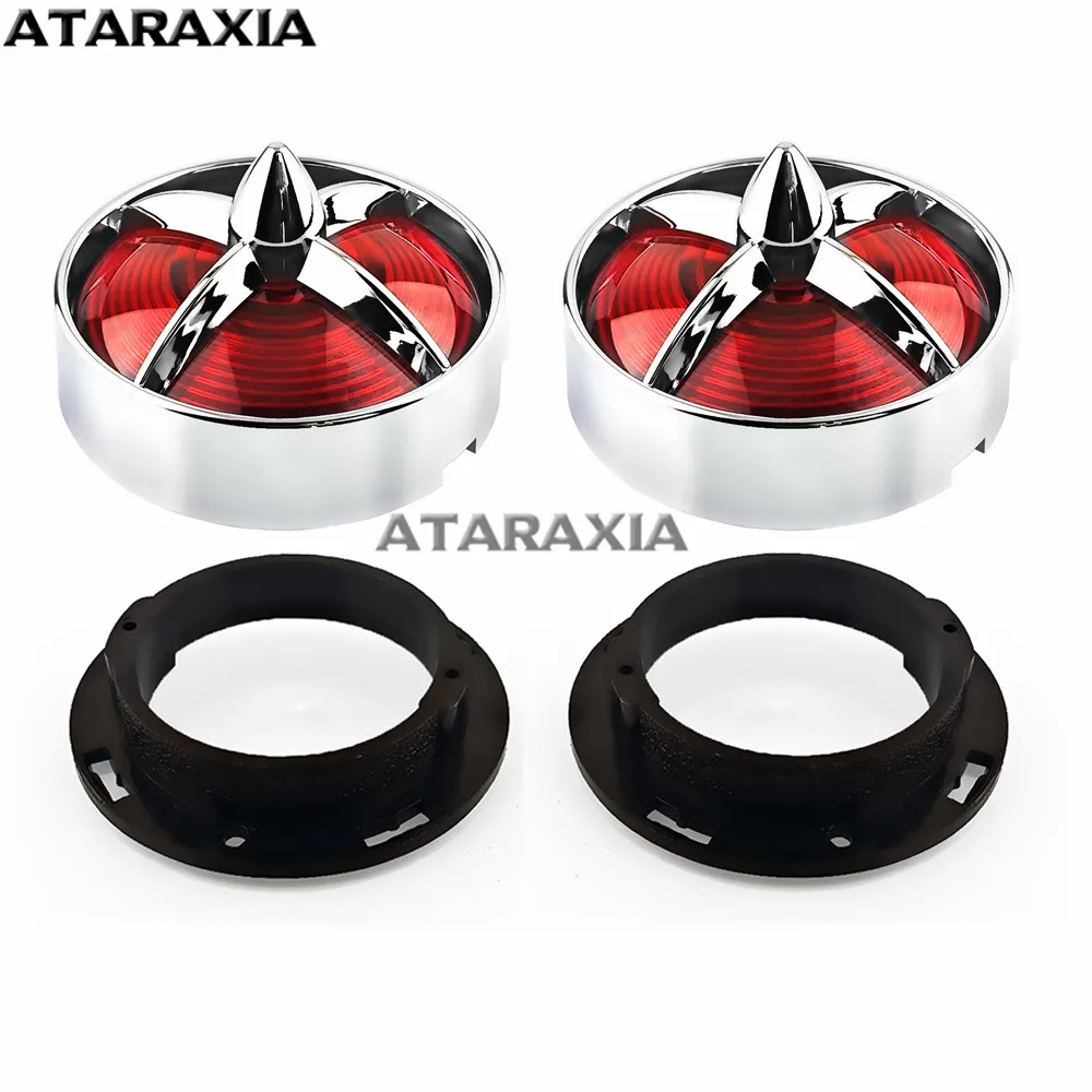 82mm 1156 1157 LED Rear Front Turn Signal Light Cover Indicator Lens Screw-in BRIGHTLEDS For Harley Softail Road Glide Road Kin