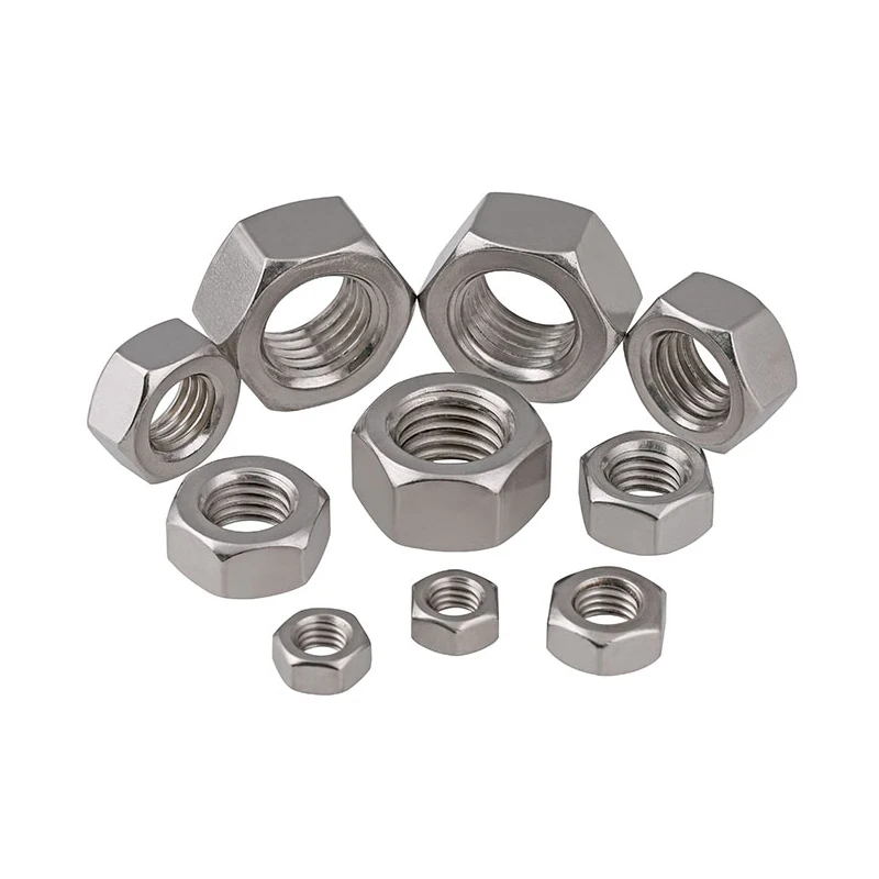 100Pcs DIN934 M1.4 M1.6 M2 M2.5 M4 Carbon Steel Hex Nut Hexagon Nuts Metric Thread Suit For Screws Bolts HW010