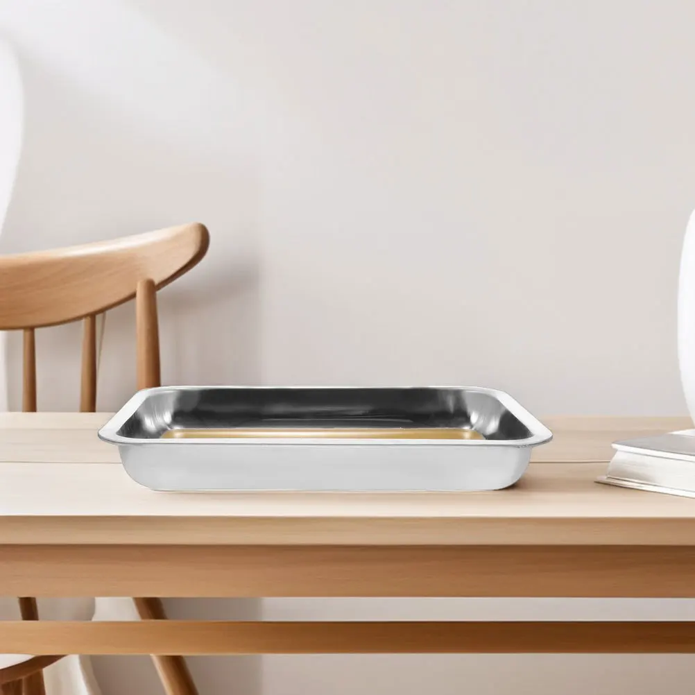 

2Pcs Metal Dissection Tray with Wax Liner A4 Size for Science Dissection Kit Anatomy Study Lab Tools for Students