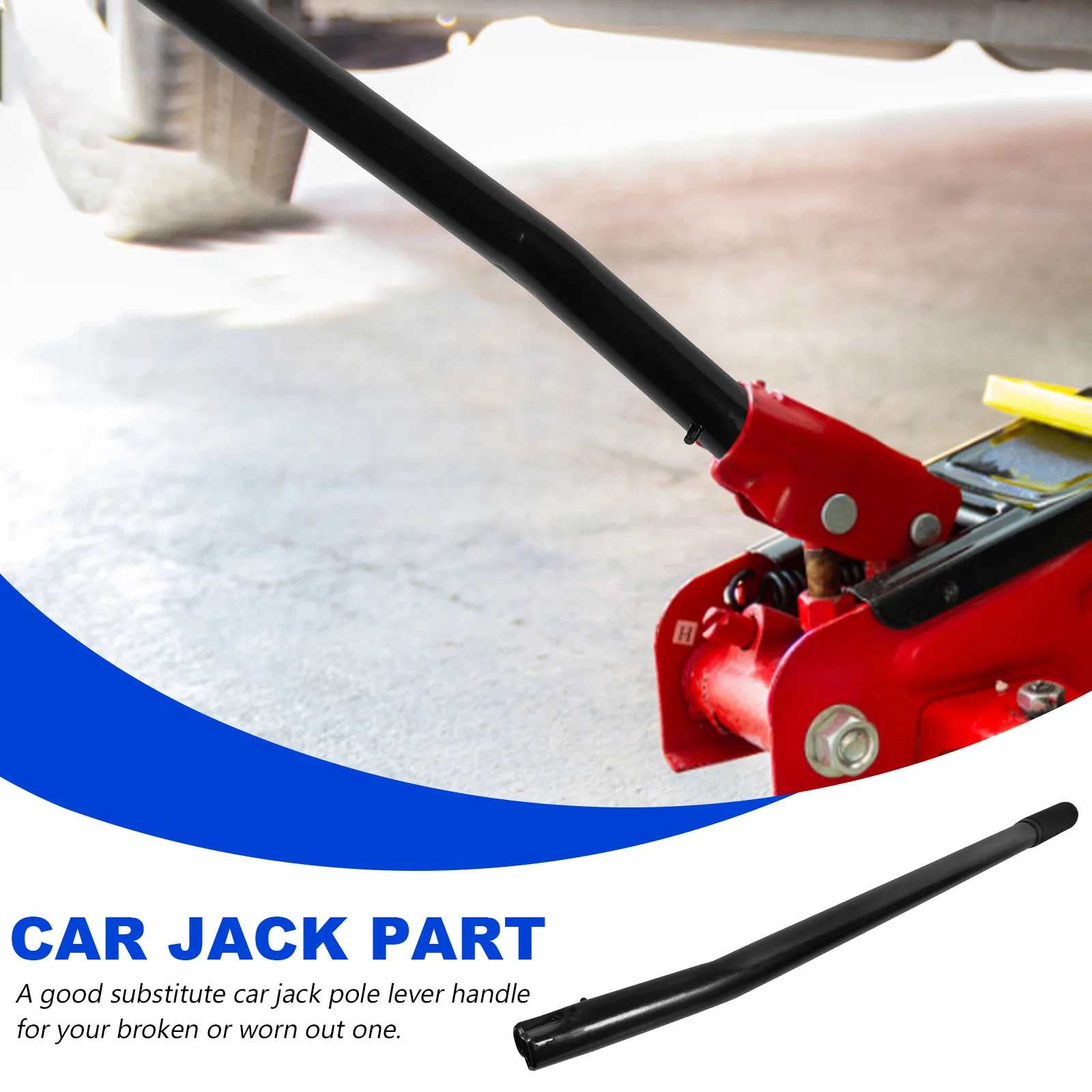 Jack Bar 25 Ton Hydraulic Handle Floor Car Pole Lever Fall The Ground Trailer Replacement Accessories Steel Horizontal