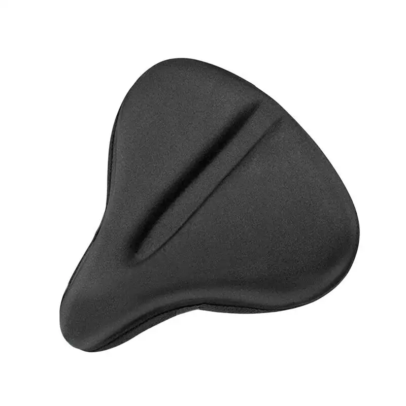 1 Piece Cycling Riding DIY Accessories Exercise Bike Seat Gel Cushion Cover For Large Wide Bicycle  Pad view 5
